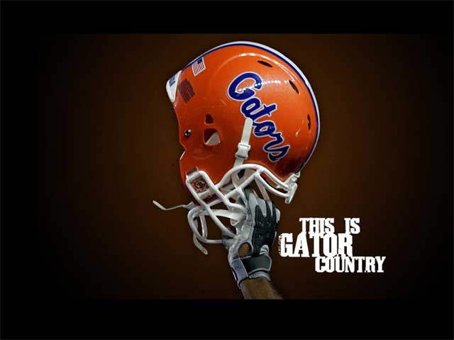 Download this Florida Gator Helmet Desktop Wallpaper picture